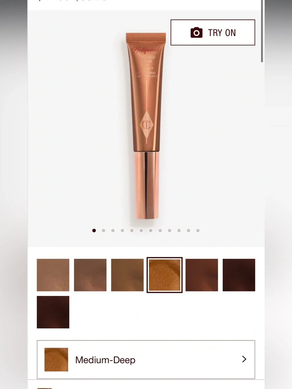Charlotte Tilbury Hollywood Contour Wand - Medium Deep NEW